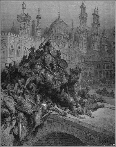 Illustration of Ludovico Ariosto’s “Orlando Furioso” by Gustave Dore